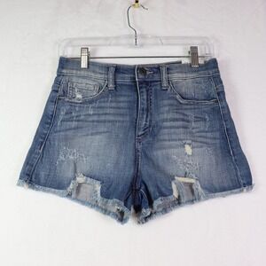 SNEAK PEEK Denim Shorts Distressed High Rise,‎ Size S
